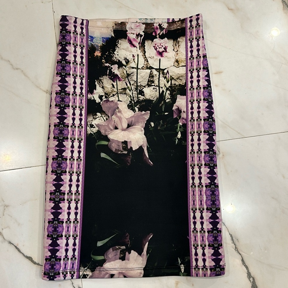 Silvia Tcherassi neoprene midi skirt size M